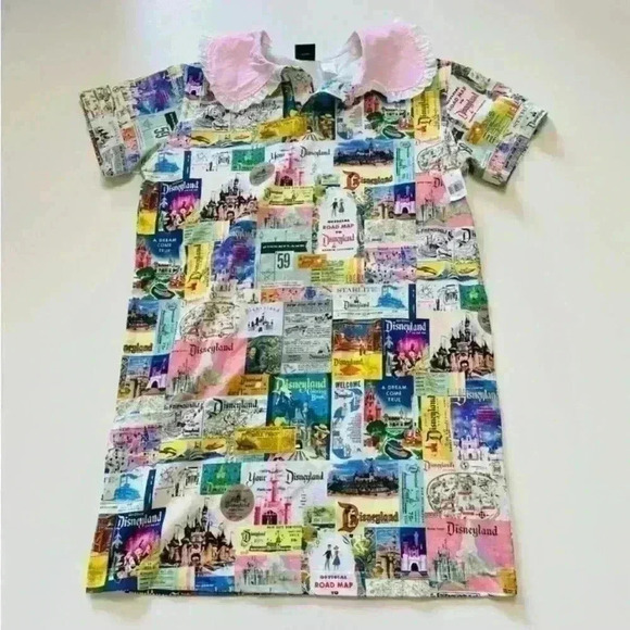 Disney Eras Vintage 100th collared dress size XL - Picture 1 of 8